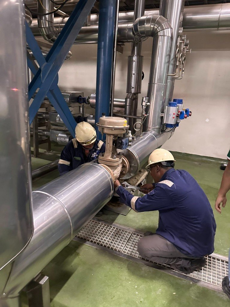 Control valve calibration at Heineken